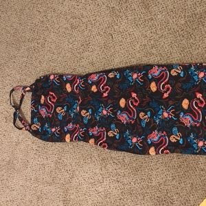 Dixiefried by Pinup Couture dragon print Garden Party dress